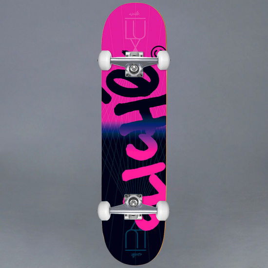 Cliché Cliche Lux Handwritten Pink 8.125 Komplett Skateboard
