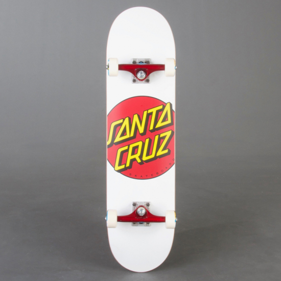 Santa Cruz Custom 8" Wht Komplett Skateboard