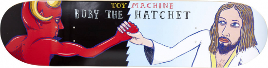 Toy Machine Bury The Hatchet Skateboard Bräda