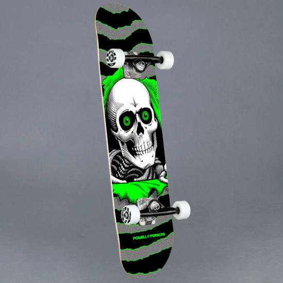 Powell Peralta Ripper 8.0 Silver Green Komplett Skateboard