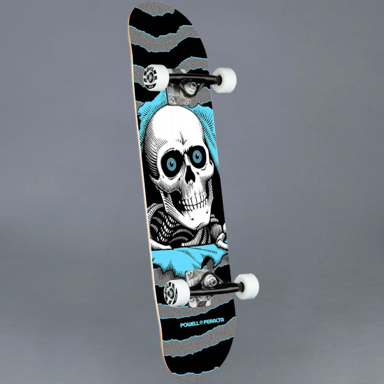 Powell  Peralta Ripper 7.75 Silver Blue Komplett Skateboard
