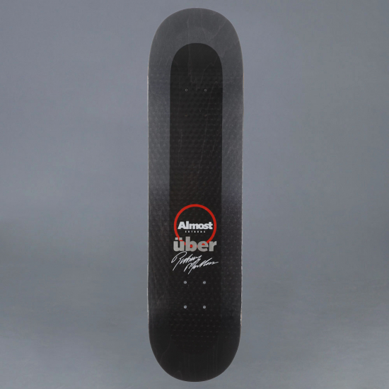 Almost  Uber Black Mullen 8.25" Skateboard Deck