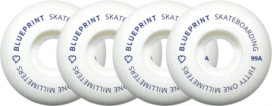 Blueprint Mini Heart Skateboard Hjul