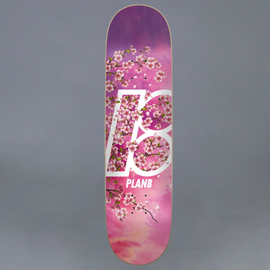 Plan B  Cherry Blossom 8.0 Skateboard Deck