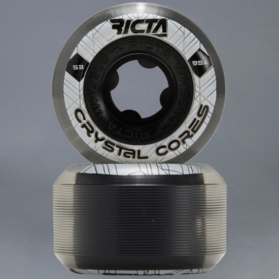 Ricta  Crystal Core Black/Clear 53mm 95A Skateboard Hjul