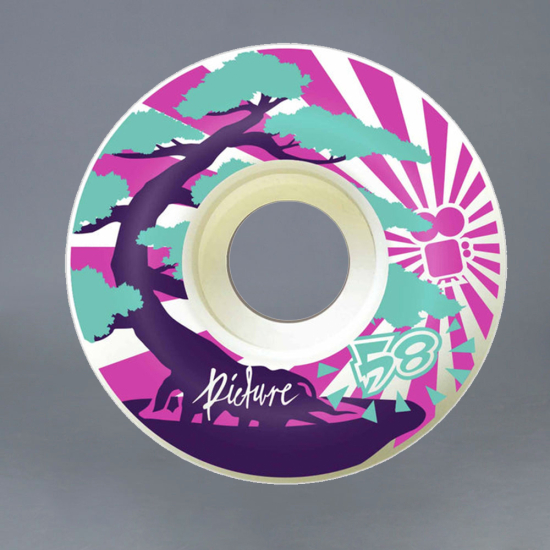 Picture  Bonsai 58mm 80A Skateboard Hjul