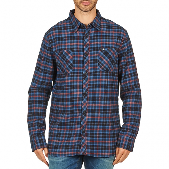 Rip Curl OBSESSED CHECK FLANNEL L/S SHIRT Blå
