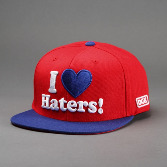 DGK Haters Snapback - Red Royal