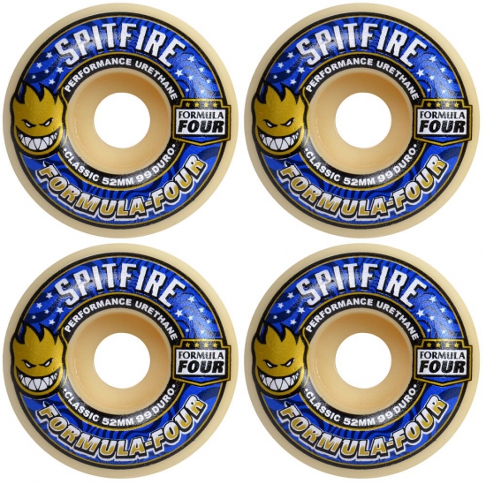 Spitfire Wheels  Formula Four Hjul 4-pack 52mm