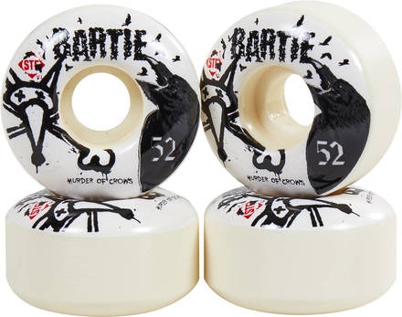 Bones Bartie Crows Skateboard Hjul 4-Pack