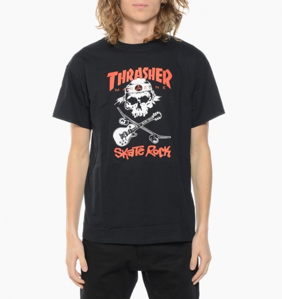 Thrasher Skate Rock Skull Tee