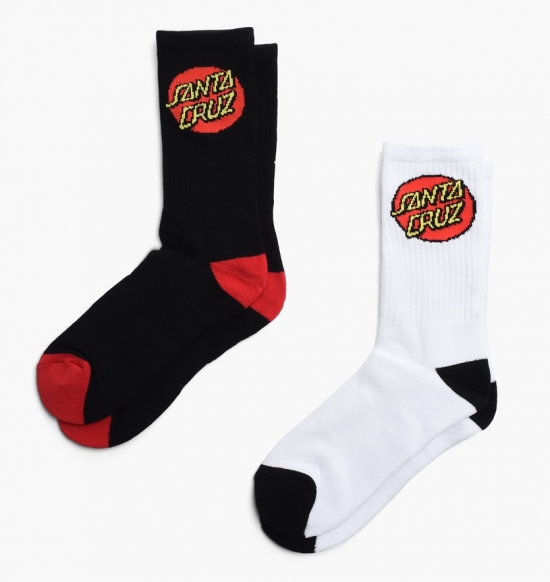 Santa Cruz Classic Dot 2-Pack Socks