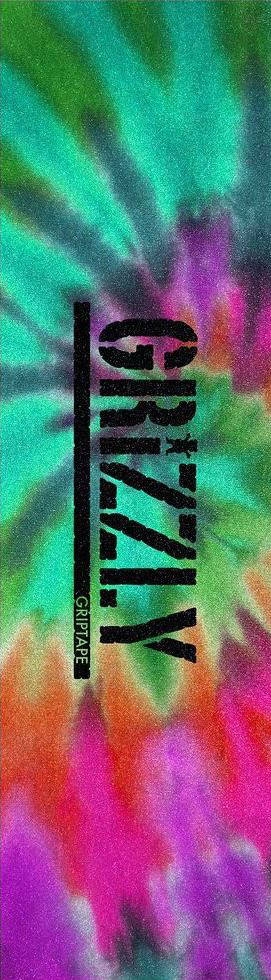 Grizzly Grip Grizzly Reverse Tie-Dye Stamp Griptape