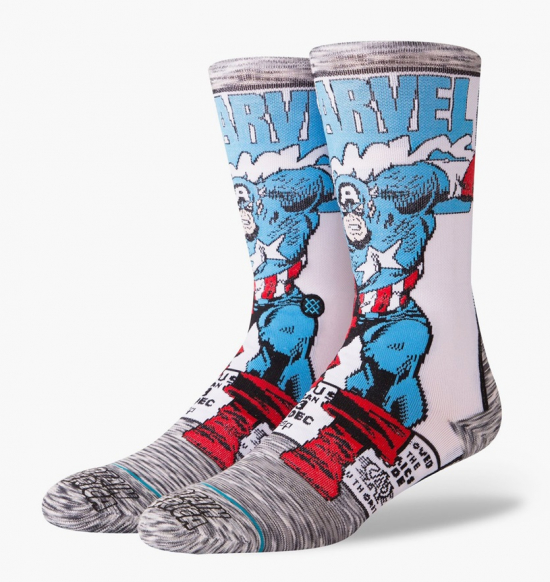 Stance Captain America Comic Socks